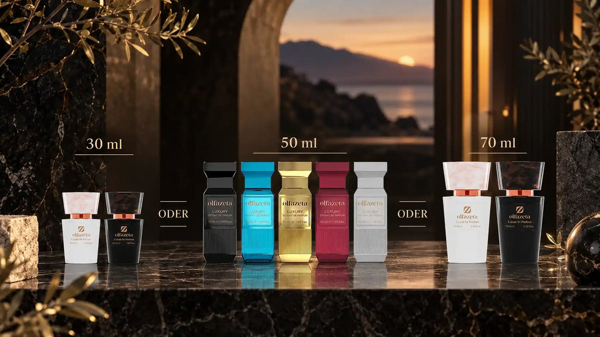 30 ml, 50 ml oder 70 ml? Die richtige Parfumgröße