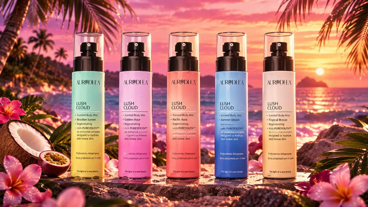 Aurodhea Lush Cloud Körpersprays: Alle fünf Düfte im Vergleich